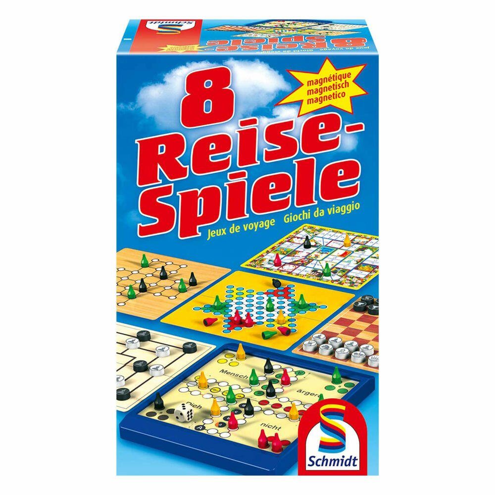 Schmidt Spiele Spielesammlung, 8 Reise-Spiele