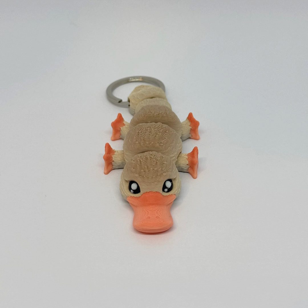Schlüsselanhänger Platypus Schlüsselanhänger 3D-gedrucktes Schnabeltier