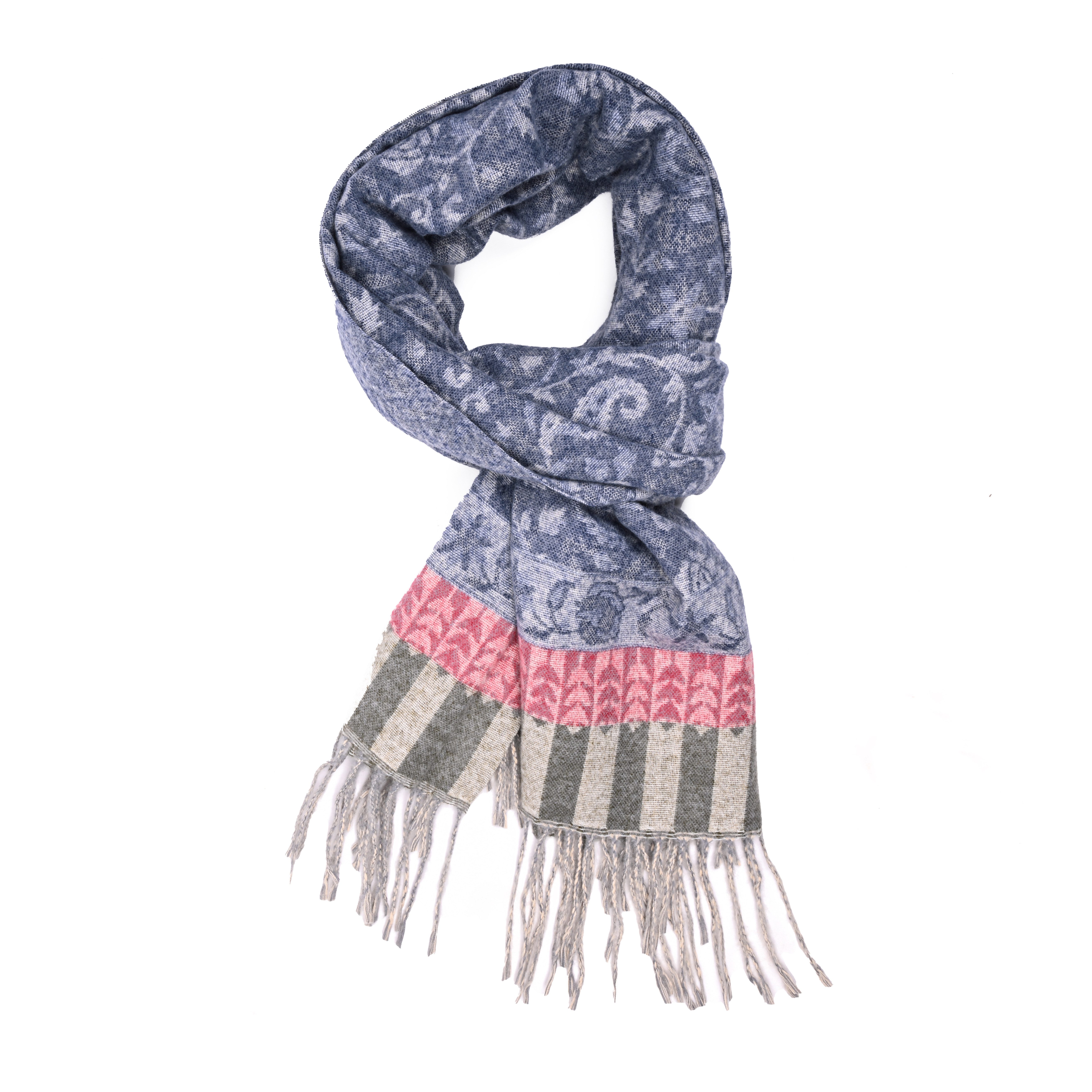 Modeschal Premium Unisex Schal mit Jacquard-Design