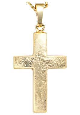 JOBO Kreuzanhänger Anhänger Kreuz, 333 Gold