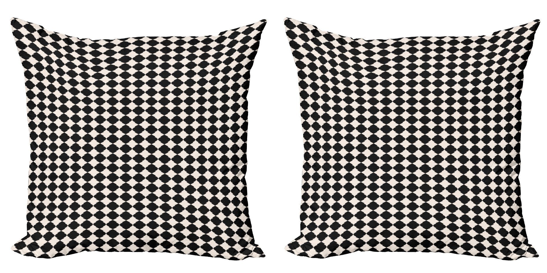 Doppelseitiger Stück), Abakuhaus Kissenbezüge Accent Digitaldruck, (2 Modern Symmetrie Rhombus geometrische