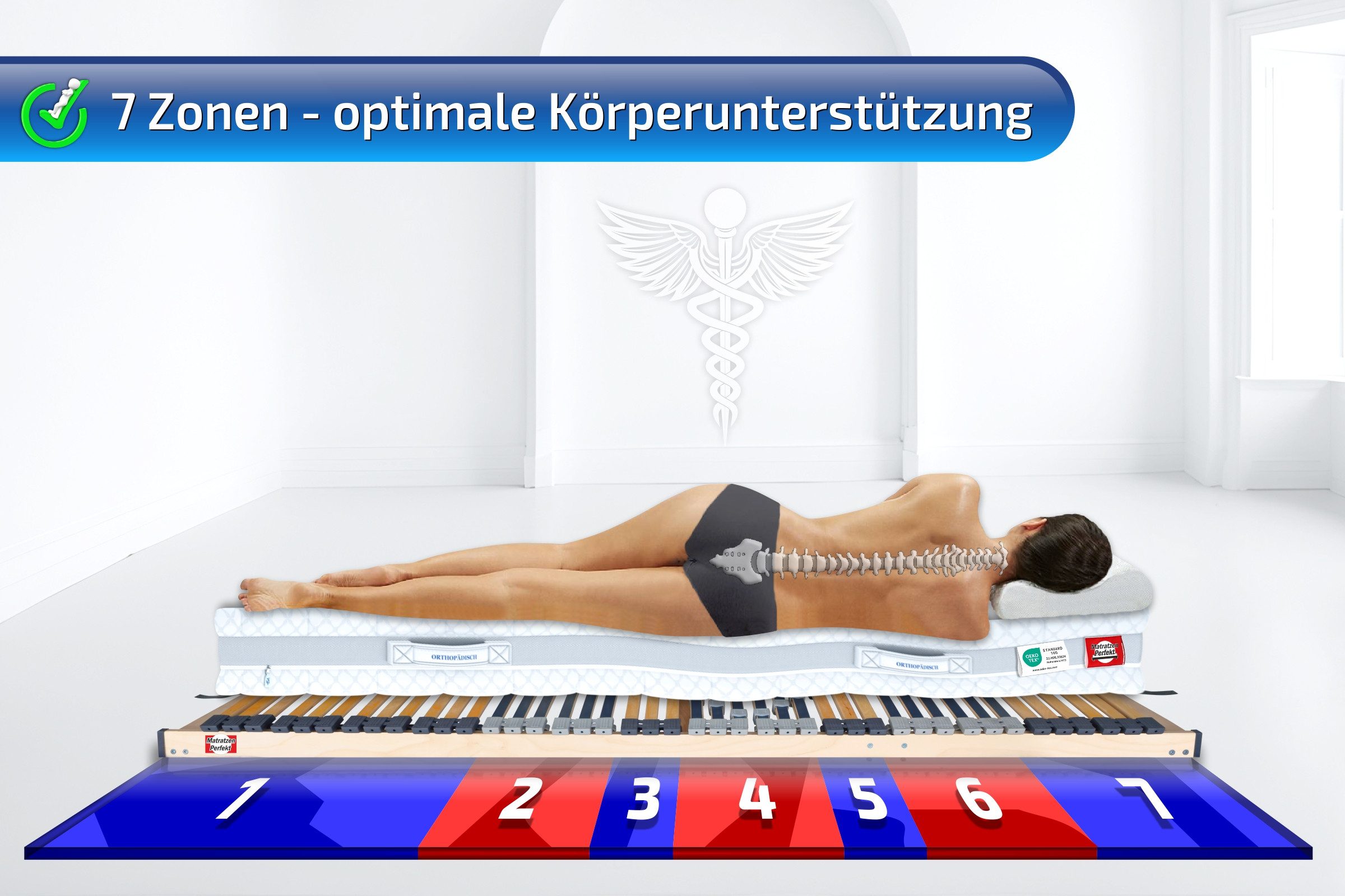 Lattenrost 42 Leisten, übergreifenden Kautschukkappen, MONTIERT 250 KG BELA günstig online kaufen