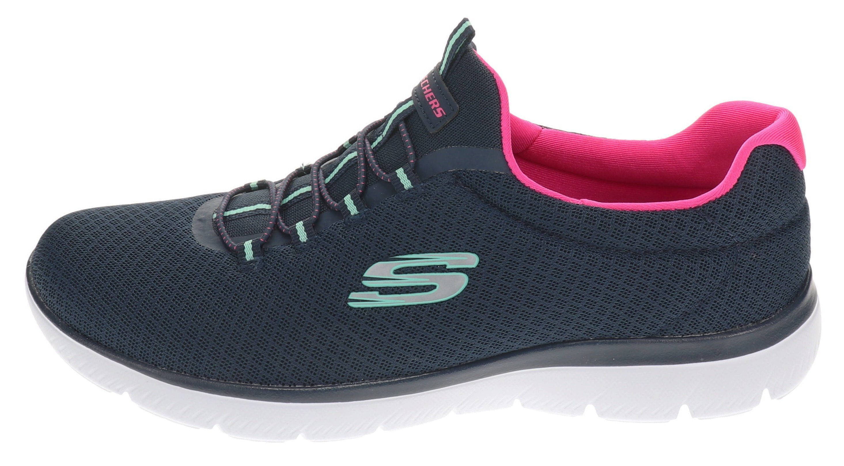 Skechers SUMMITS NVHP Sneaker Slip-On Blau