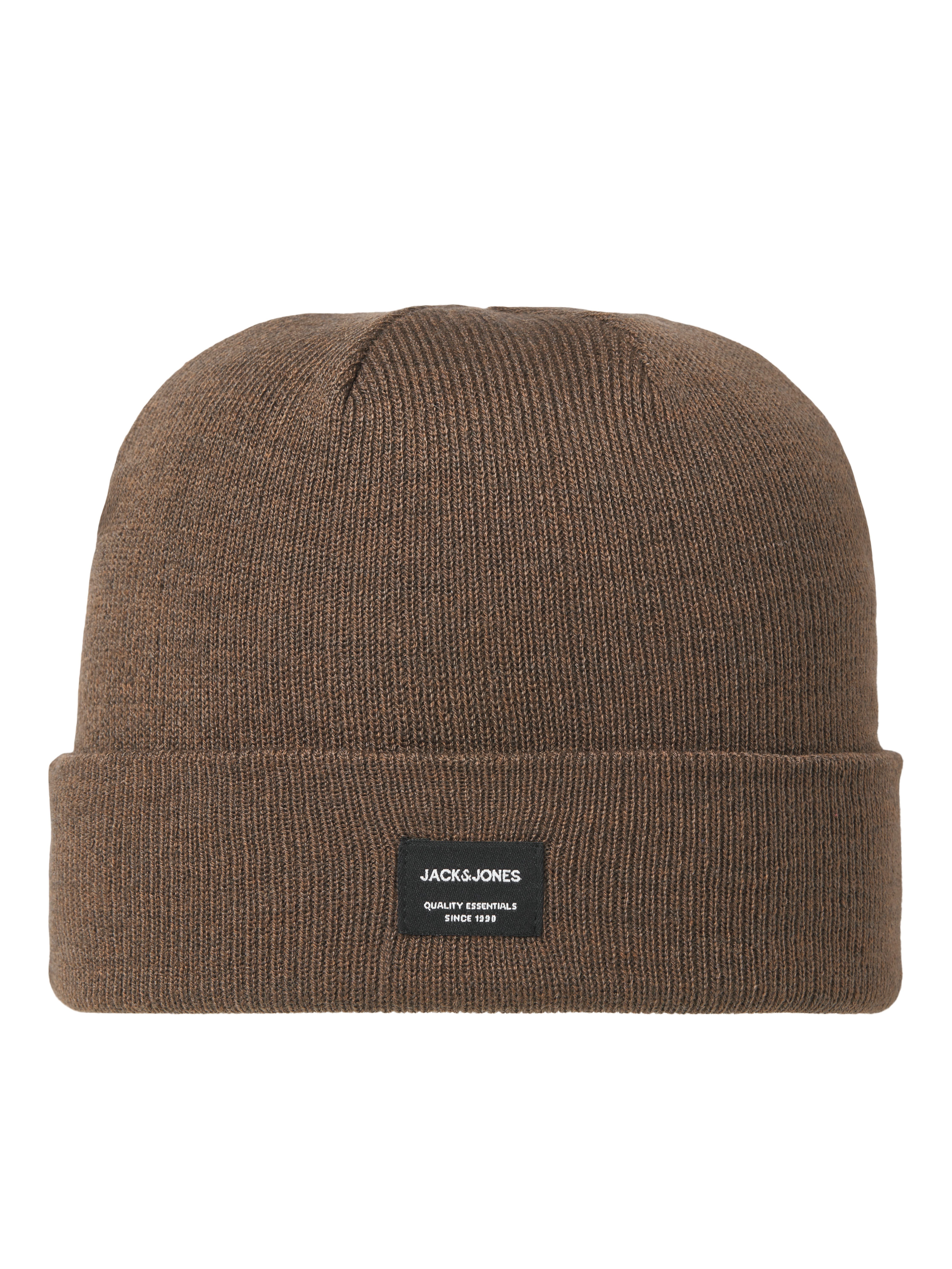 Jack & Jones Strickmütze JACDNA BEANIE NOOS Kunstfaser, Rippenstrick
