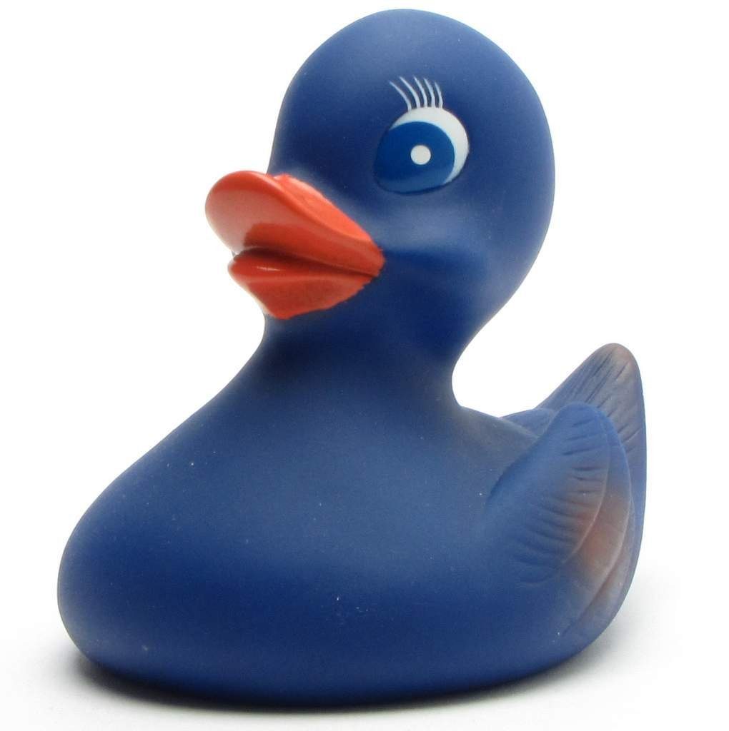 Duckshop Badespielzeug Quietscheentchen Klare - blau - cm 10