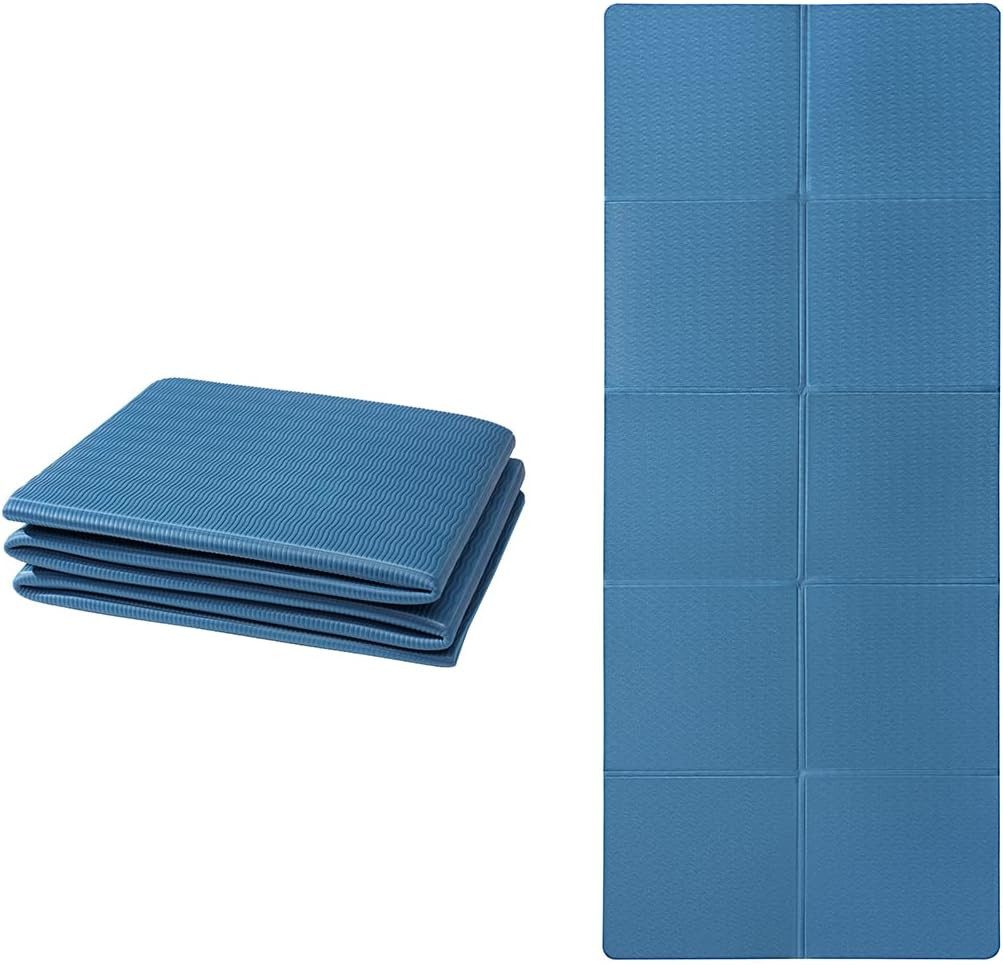 Good Nite Fitnessmatte Fitnessmatte Faltbare rutschfest tragbar Yogamatte leicht, Klappbar, 183 x 61 x 0,6 cm (L x B x H)