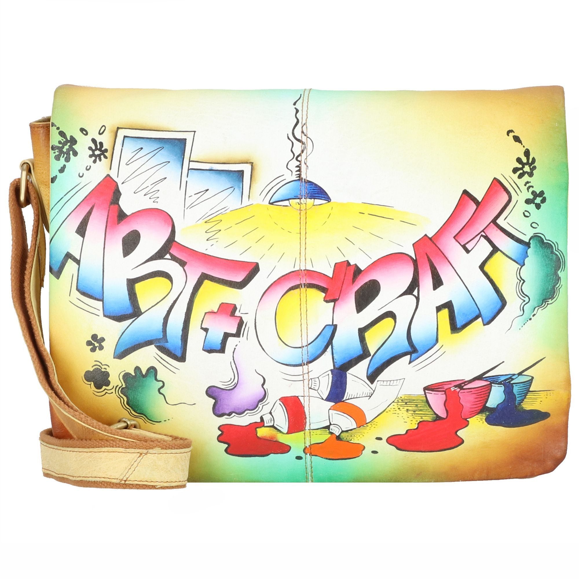 GreenLand Nature Messenger Bag Art+Craft, Leder