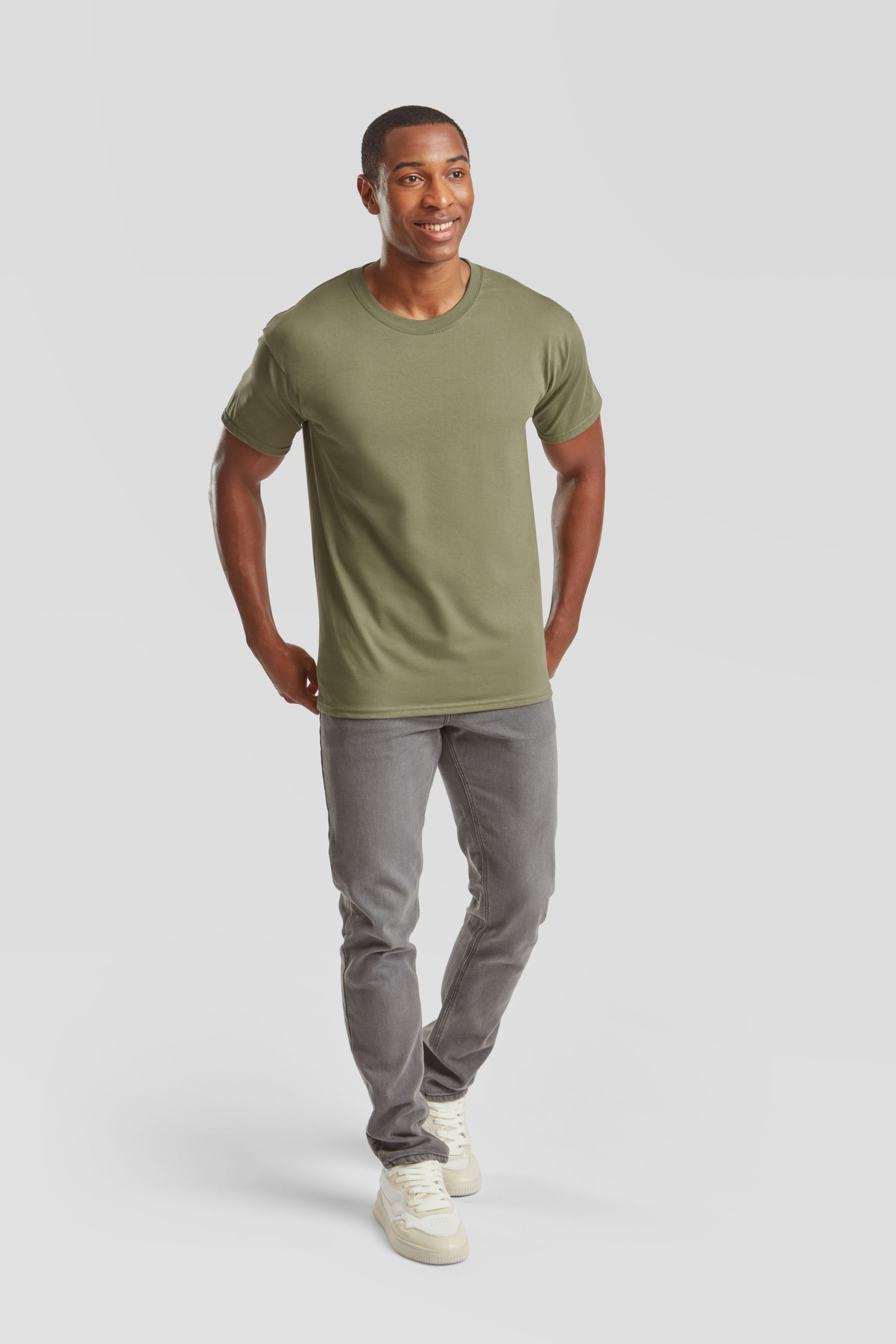 Fruit of the Loom Rundhalsshirt Iconic 195 T-Shirt günstig online kaufen