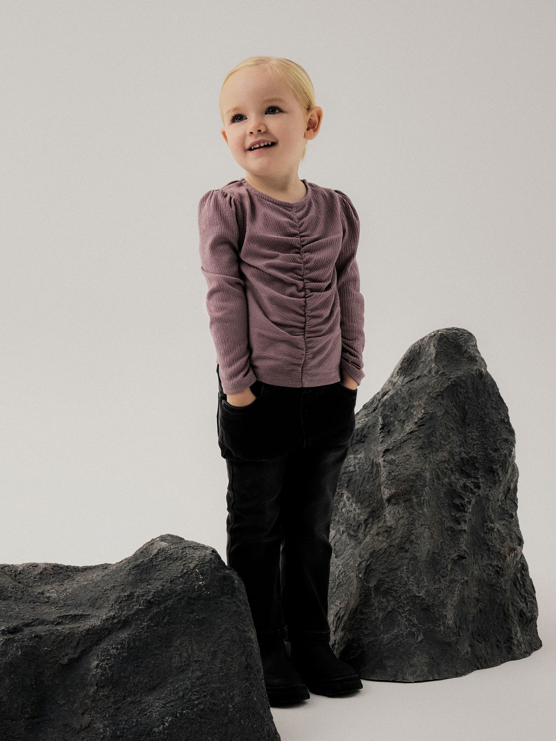 Name It Stretch-Jeans NMFSALLI BOOT FLEECE JEANS 9981-AN O