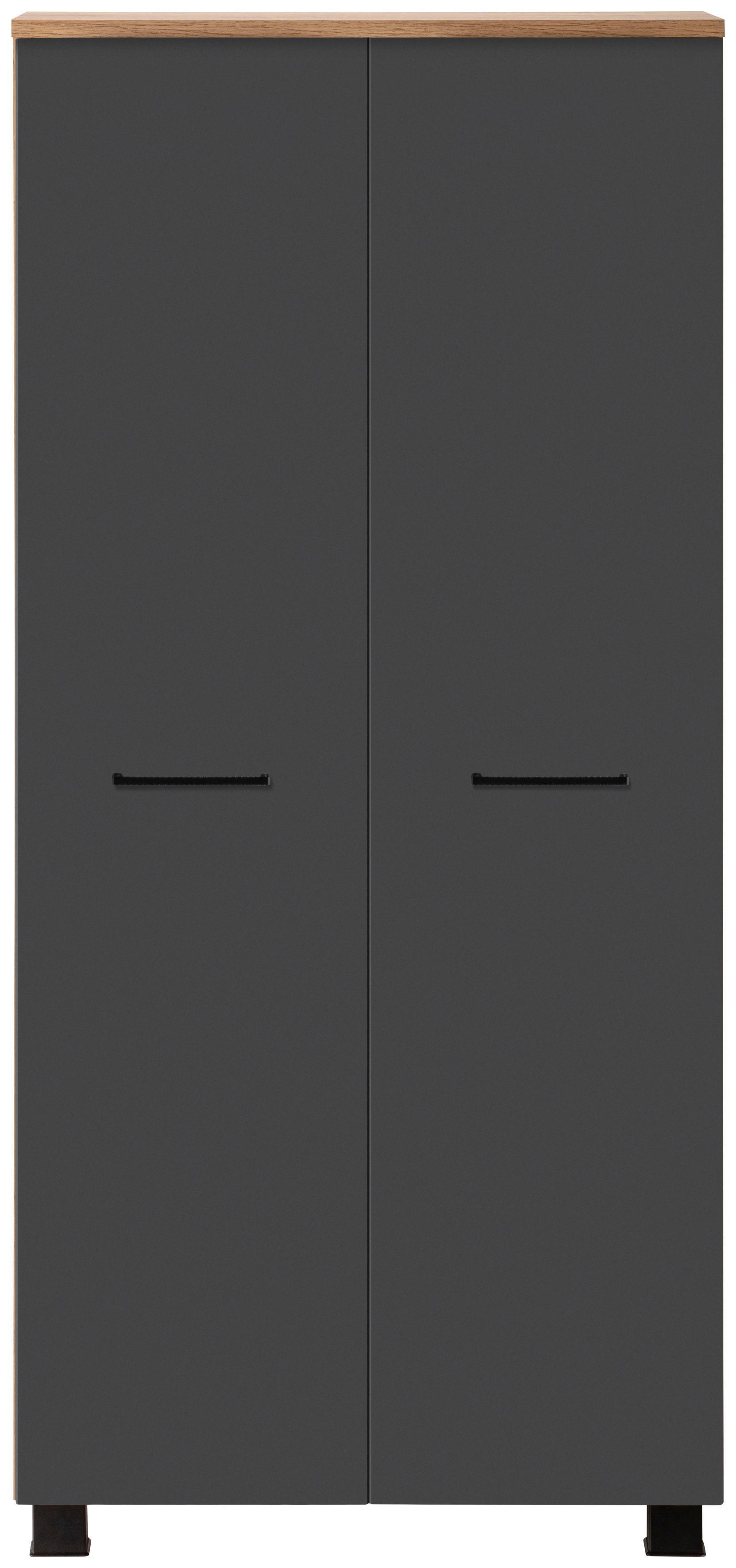 welltime Midischrank Trento, verschiedene Ausführungen und Farben Badmöbel, Badschrank, 60 cm breit, 2 Türen, viel Stauraum