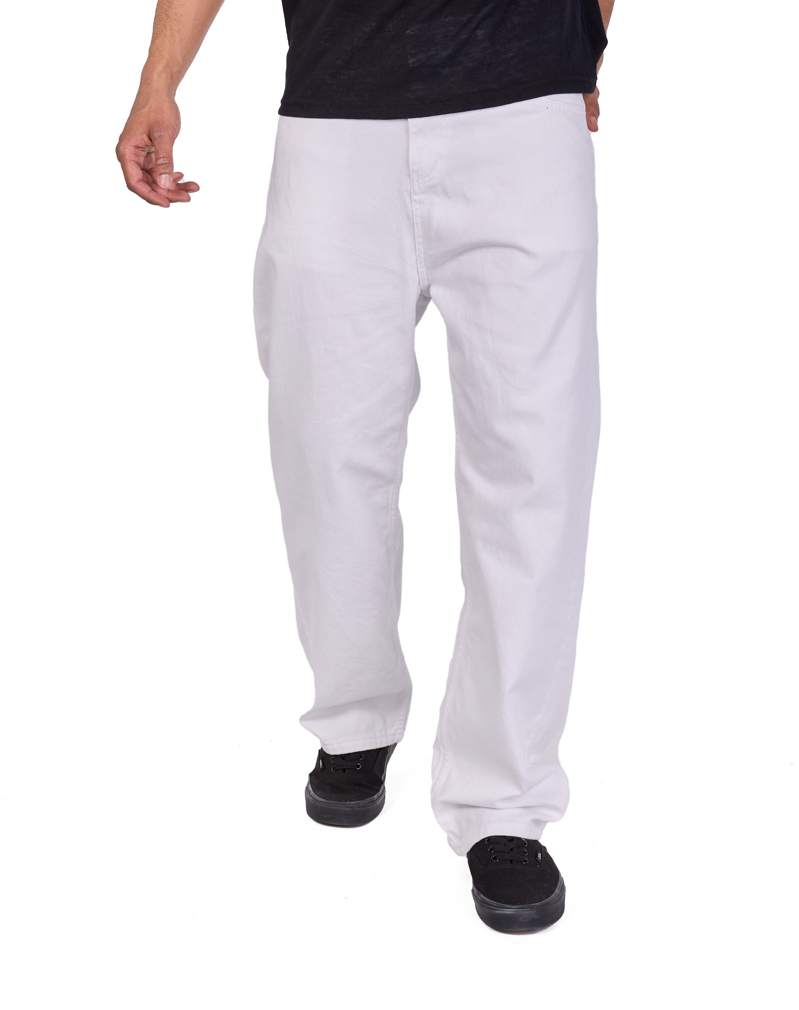 Denim Distriqt Loose-fit-Jeans Herren Basic Baggy Jeans Loose Fit