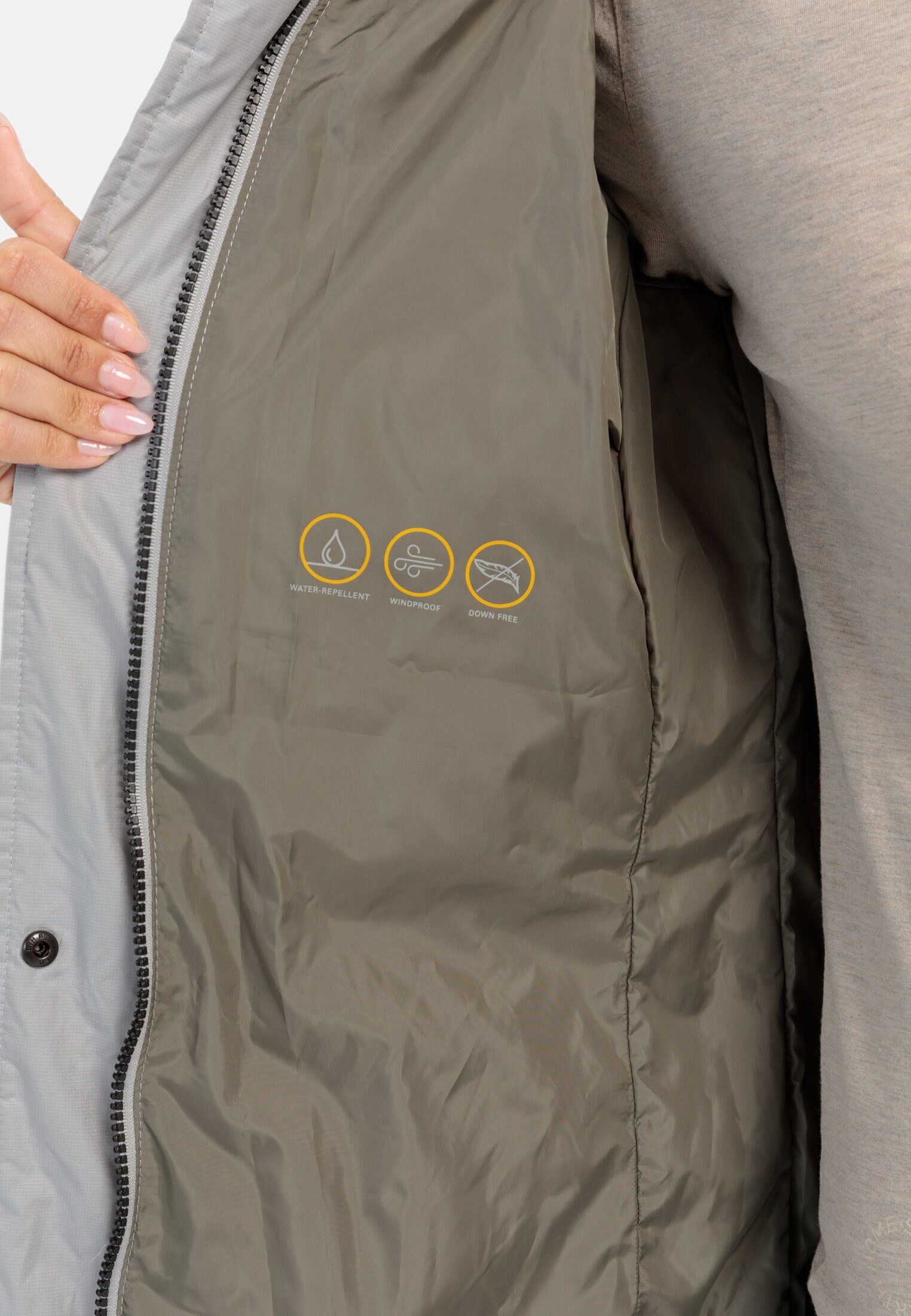 camel active Winterjacke mit abnehmbarer Kapuze