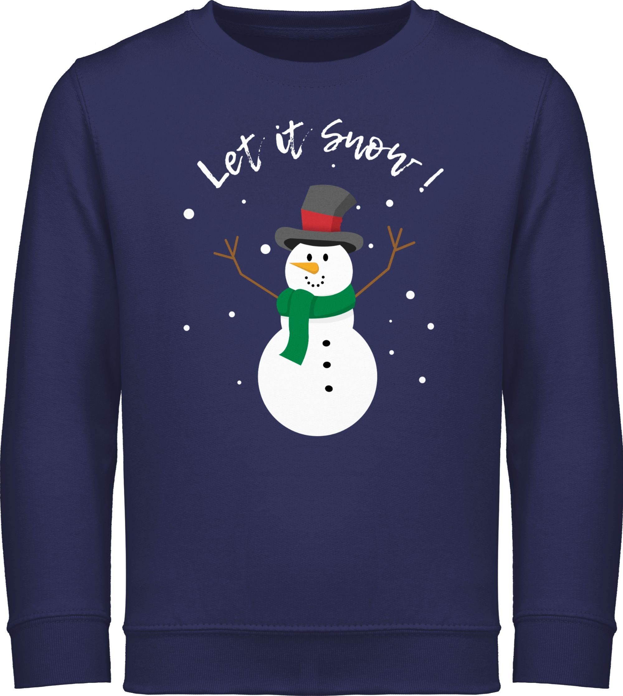 Sweatshirt Schneemann Let it snow