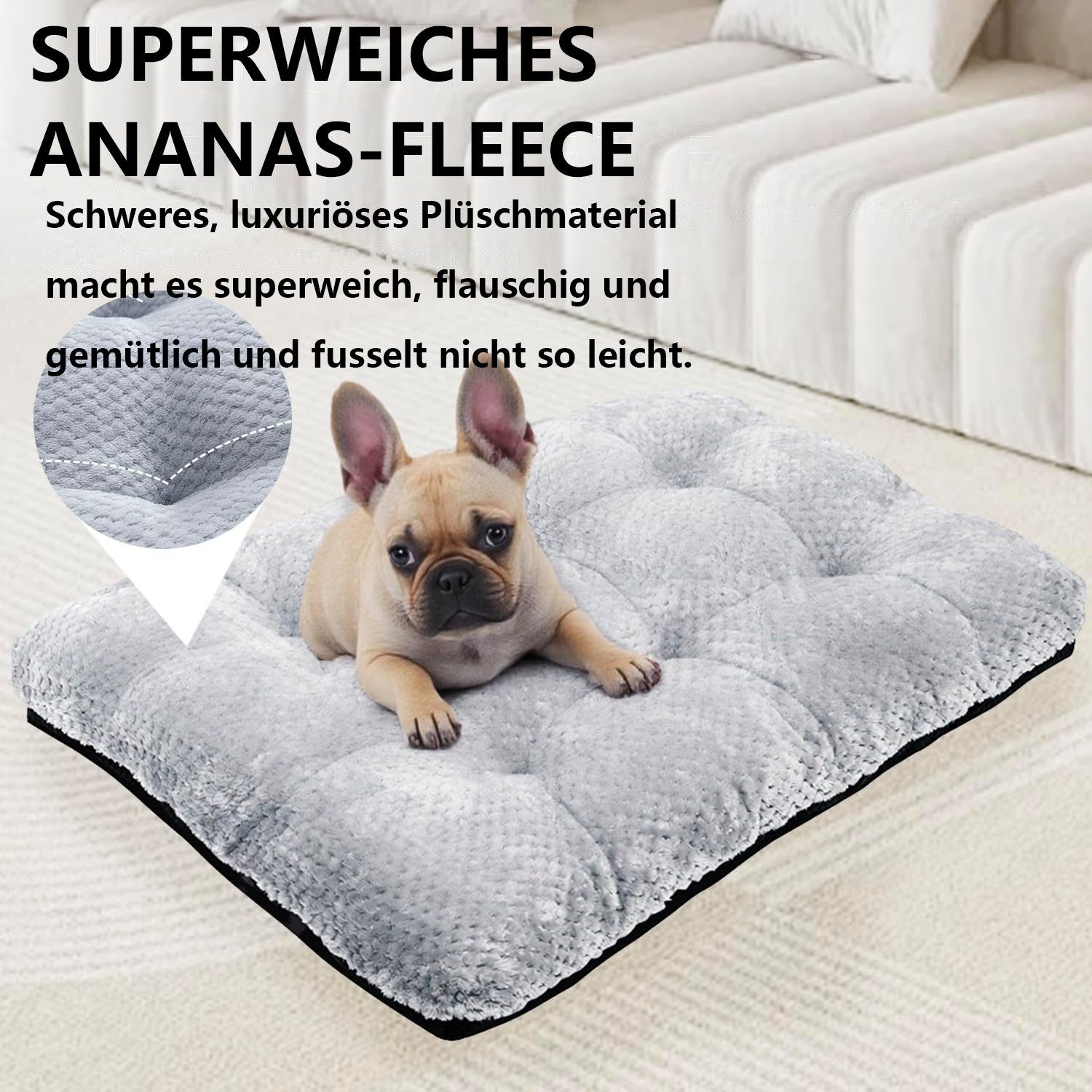 Ledander Tierbett Waschbares Hundebett, Luxus-Hundebett, bequeme rutschfest günstig online kaufen