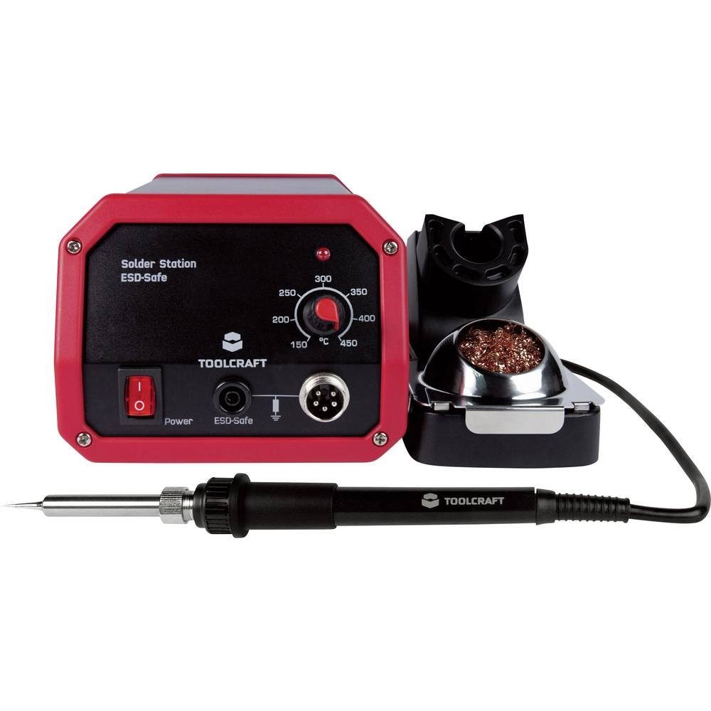 TOOLCRAFT Lötkolben Analoge Lötstation 100 W 1561693, inkl. Lötspitze