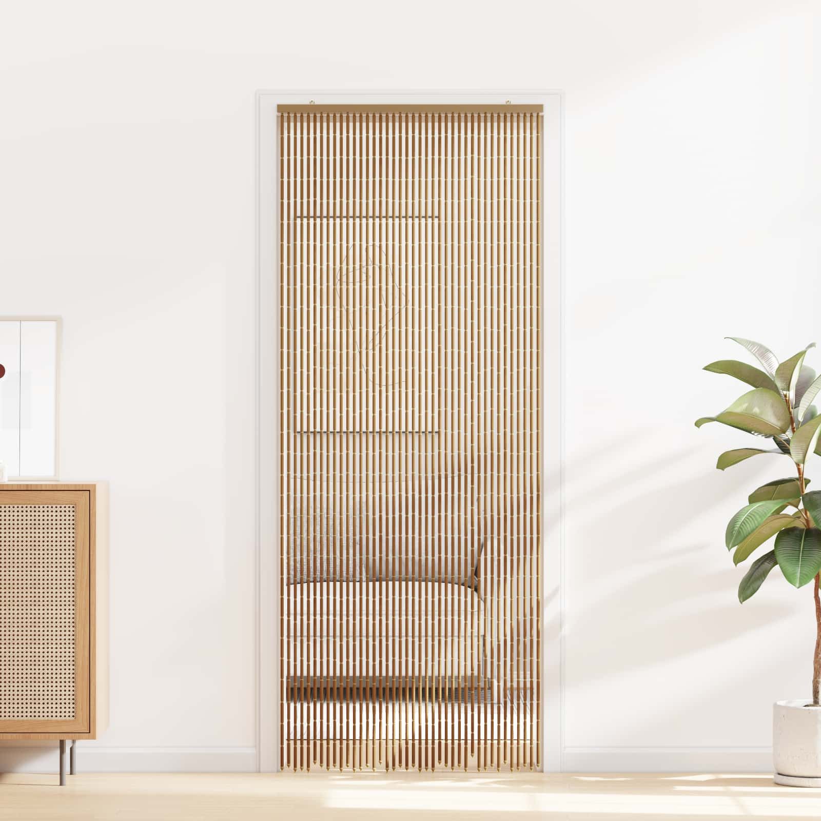 vidaXL Türvorhang vidaXL Insektentürvorhang Mehrfarbig 90 x 200 cm Bambus