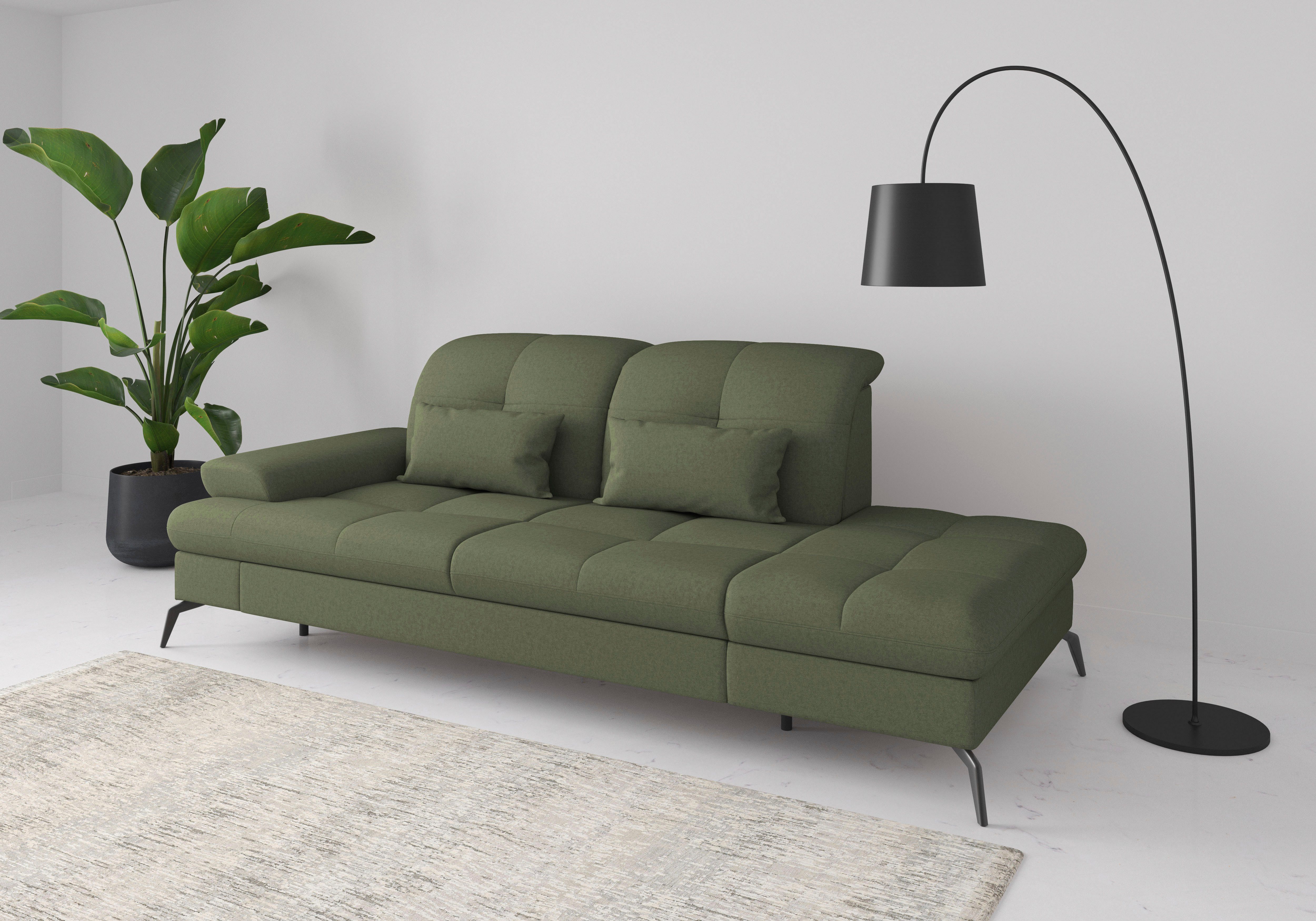 sit&more Recamiere Amica, inkl. Sitztiefenverstellung und Armteilverstellung, wahlweise mit Kopfteilverstellung und Stauraum