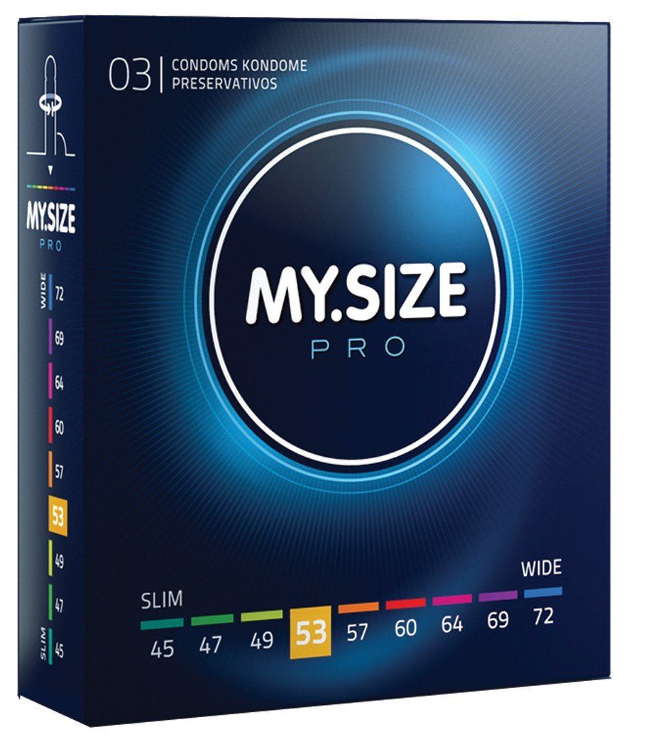 My Size pro XXL-Kondome MY.SIZE PRO 53 3er, 3 St.