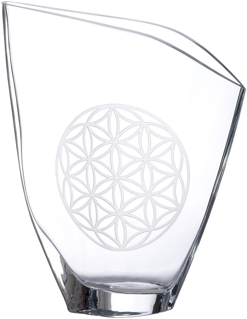 schräger Lebensblume Gilde St), (1 Vase mit by Öffnung Glas, Tischvase aus Casablanca