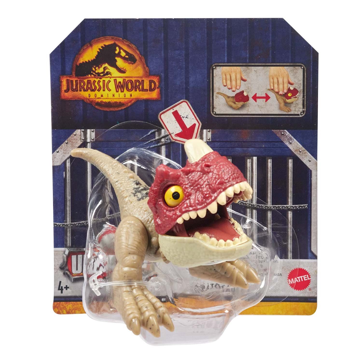 Spielfigur Mattel HJB63 - Jurassic World Wild Pop Atrociraptor - Dino Dinosaurier