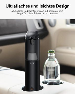 Baseus Handstaubsauger Mit USB-C-Schnellladung, kabelloser Autostaubsauger, 100,00 W, mit One-Touch-Entleerungsfunktion, für Auto, Tierhaare, Haushalt