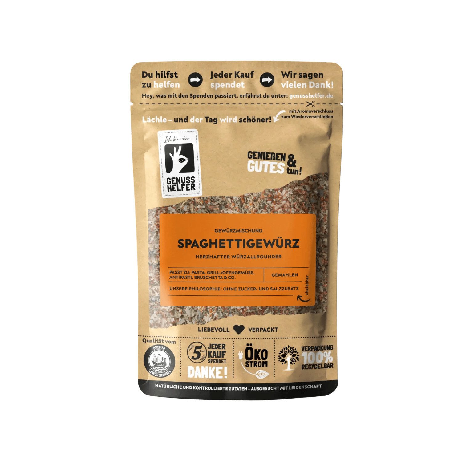 Bremer Gewürzhandel Gewürz Spaghettigewürz, gemahlen, 100 g