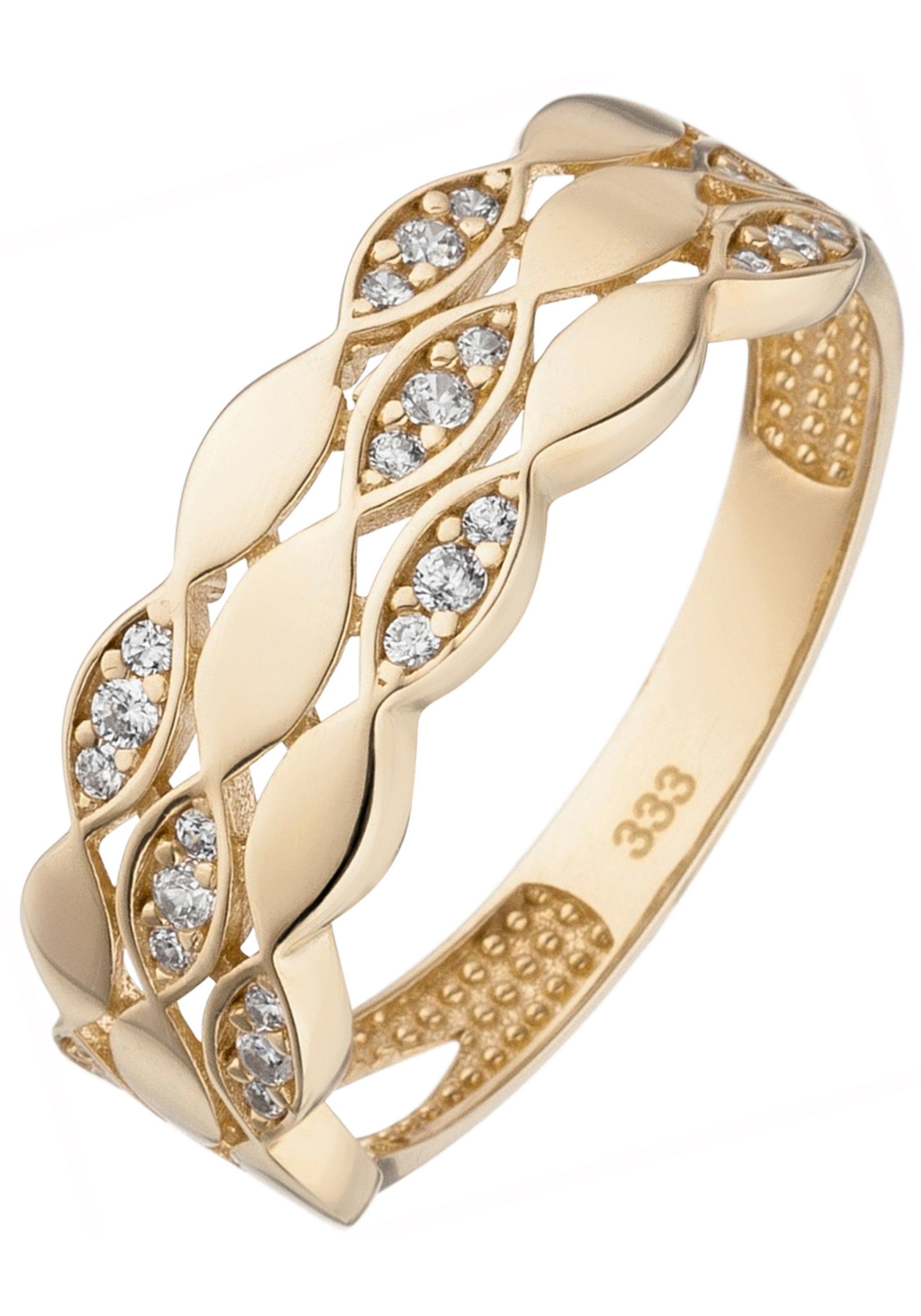 JOBO Fingerring, 333 Gold mit 26 günstig online kaufen