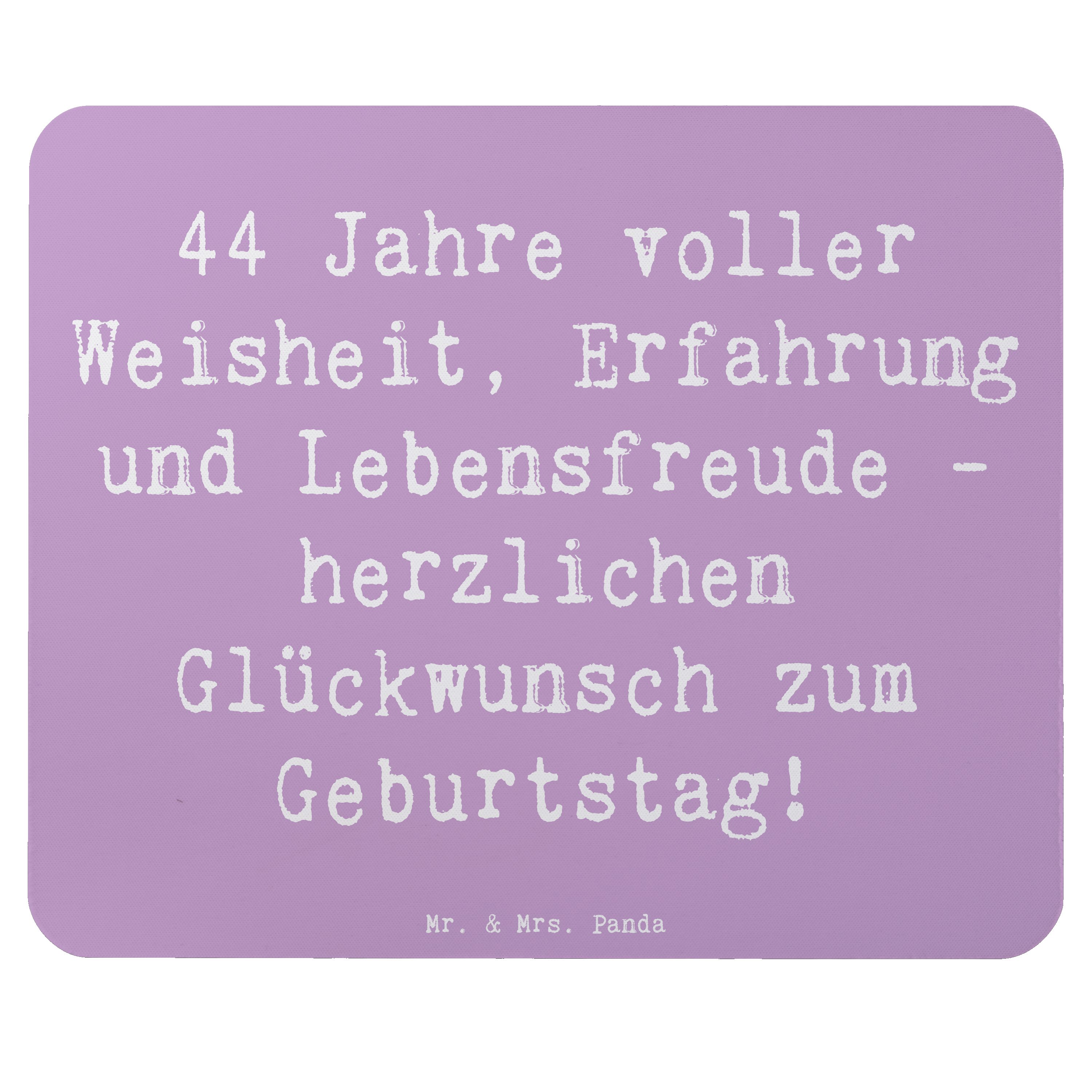 Mauspad Spruch 44. Geburtstag - Lavendeltraum - Geschenk, Jubiläum, Büroausst