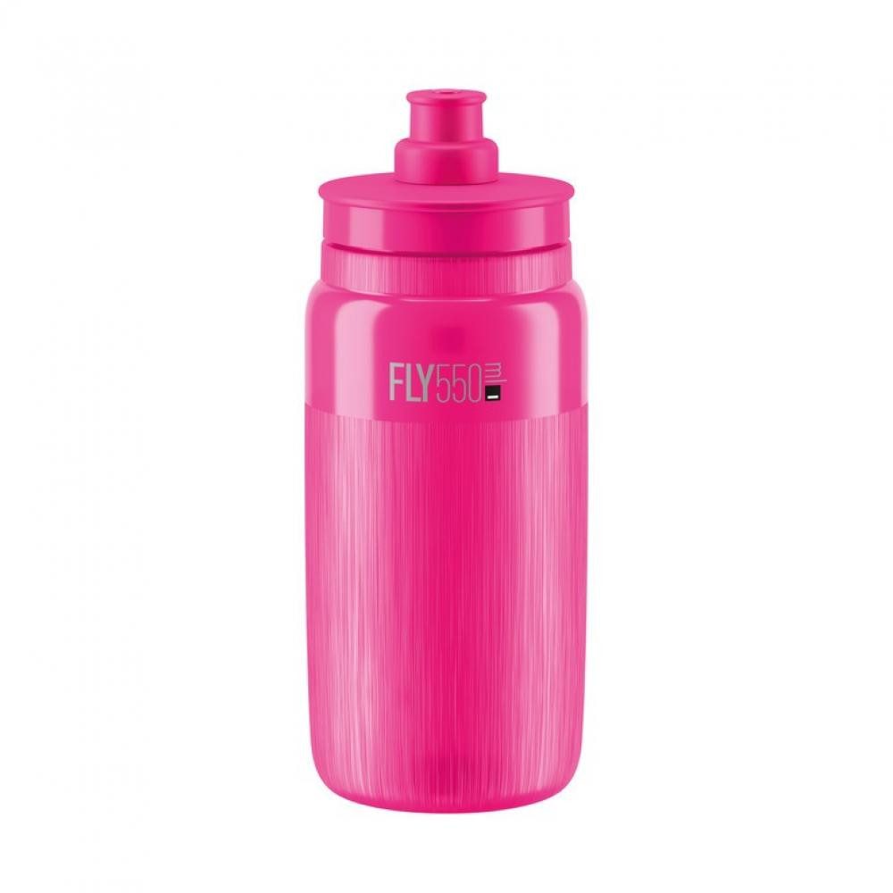 Elite Trinkflasche ELITE Trinkflasche Fly Tex Pink fluo 550 ml 550 Pink - ultraleichte Fa
