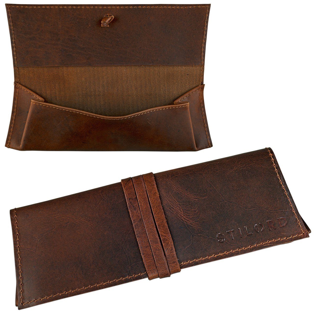 STILORD Etui "David" Federmappe Vintage Leder