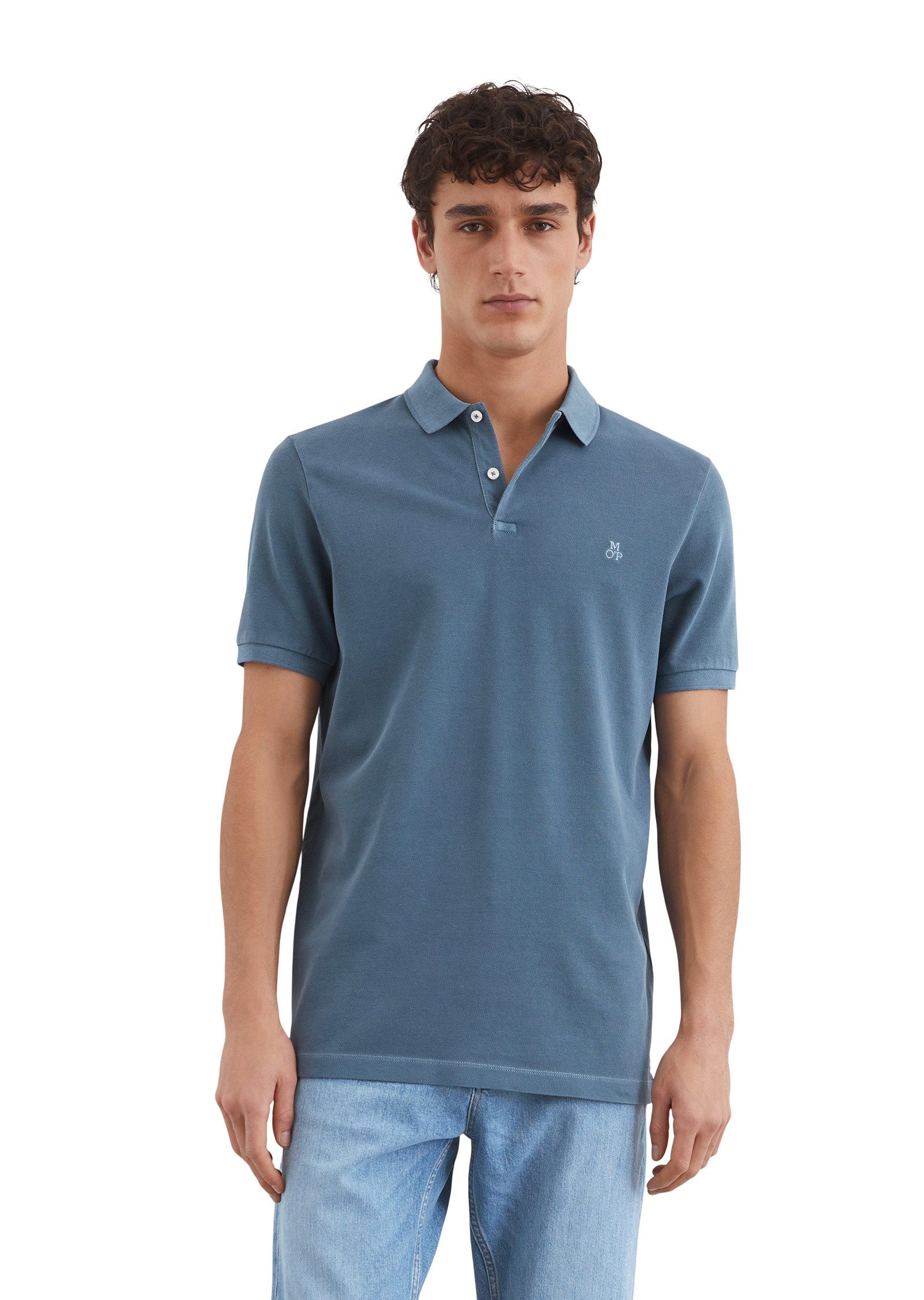 Marc O'Polo Poloshirt aus Bio-Baumwoll-Stretch günstig online kaufen