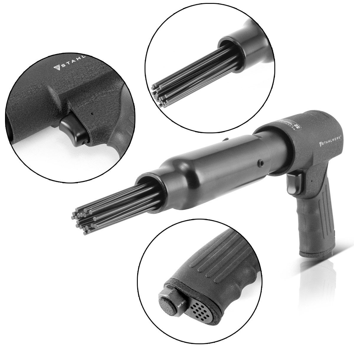 STAHLWERK Druckluftwerkzeug DNE-400 ST professioneller Nadelentroster, günstig online kaufen