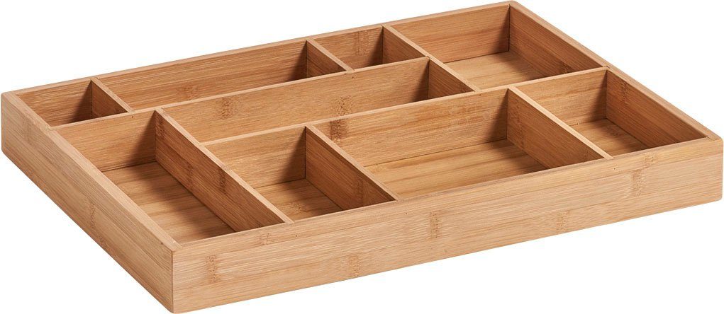 Zeller Present Schubladeneinsatz Bamboo (1 St), 9 Fächer für genügend Platz