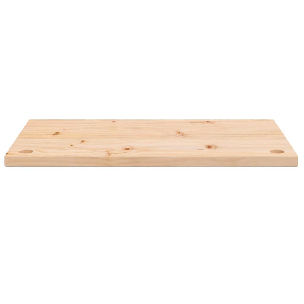 vidaXL Schreibtischplatte Schreibtischplatte 80x40x2,5 cm Massivholz Kiefer