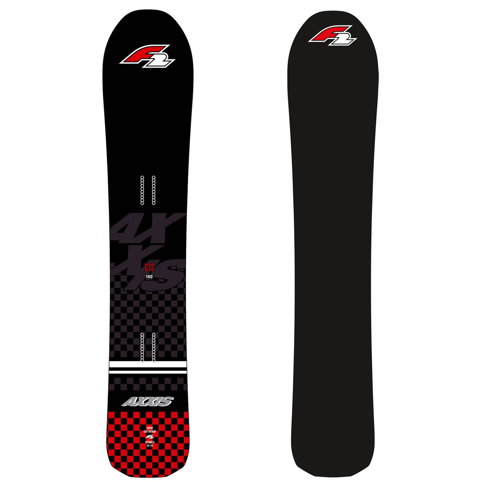 Snowboard F2 Snowboard Axxis GTS Race 160 cm Schwarz 2023/24
