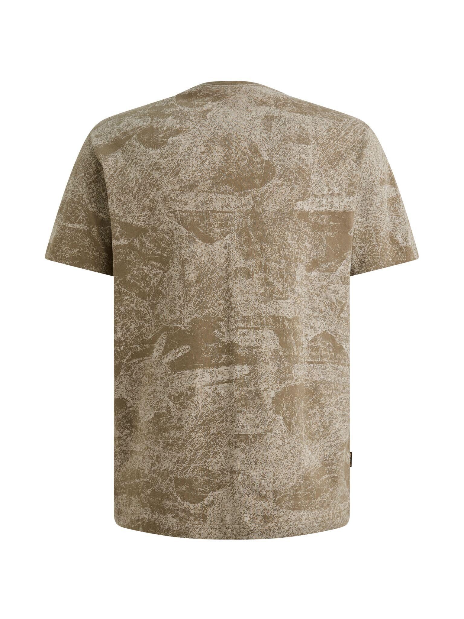 PME LEGEND T-Shirt Short sleeve r-neck single jersey aop mit Logo Stickerei