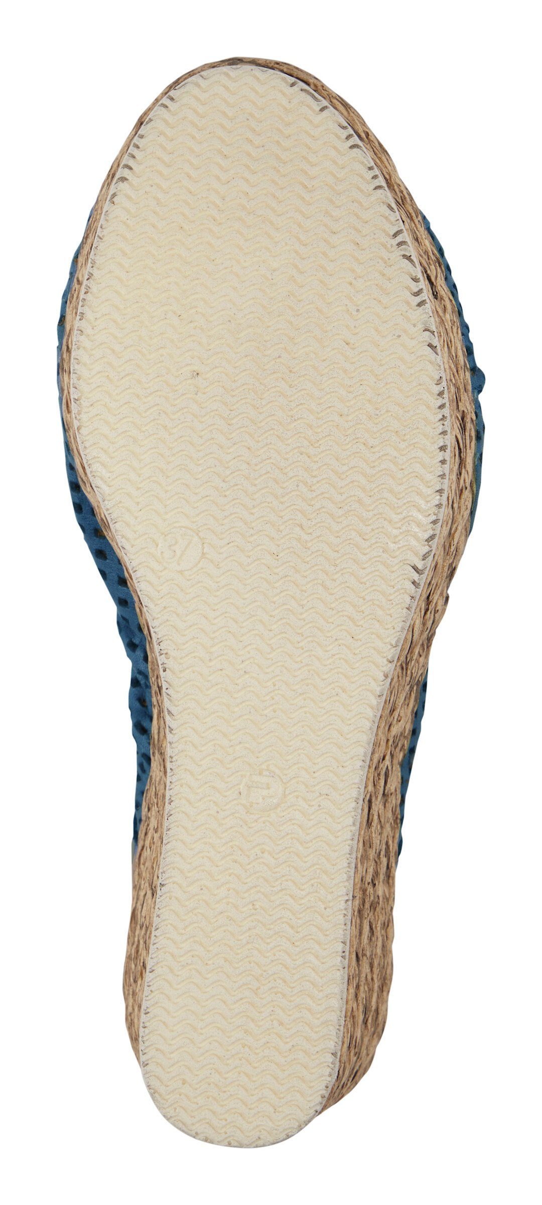 Andrea Conti jeansblau Sandalette