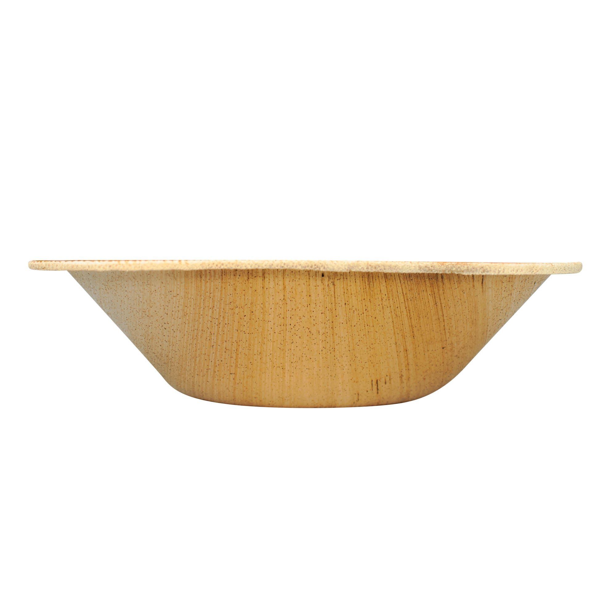 wisefood Einwegschale Palmblatt Schale / Schüssel rund Ø 13 cm, Palmblatt, (50-tlg)