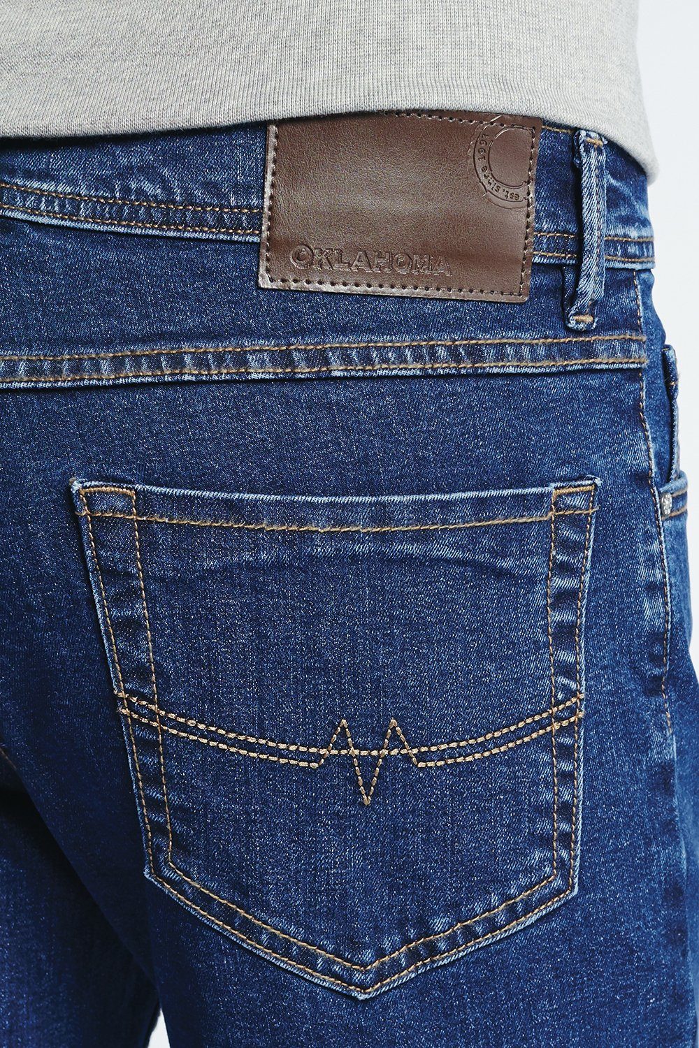 Damen Jeans Oklahoma Jeans Straight-Jeans R144 (1-tlg)