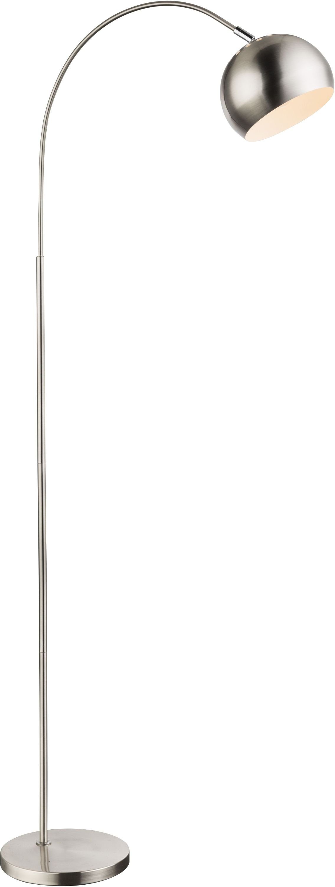 GLOBO LIGHTING Stehlampe GLOBO Lighting Stehleuchte BENNO LBH 58x25x150 cm silber Stehlampe