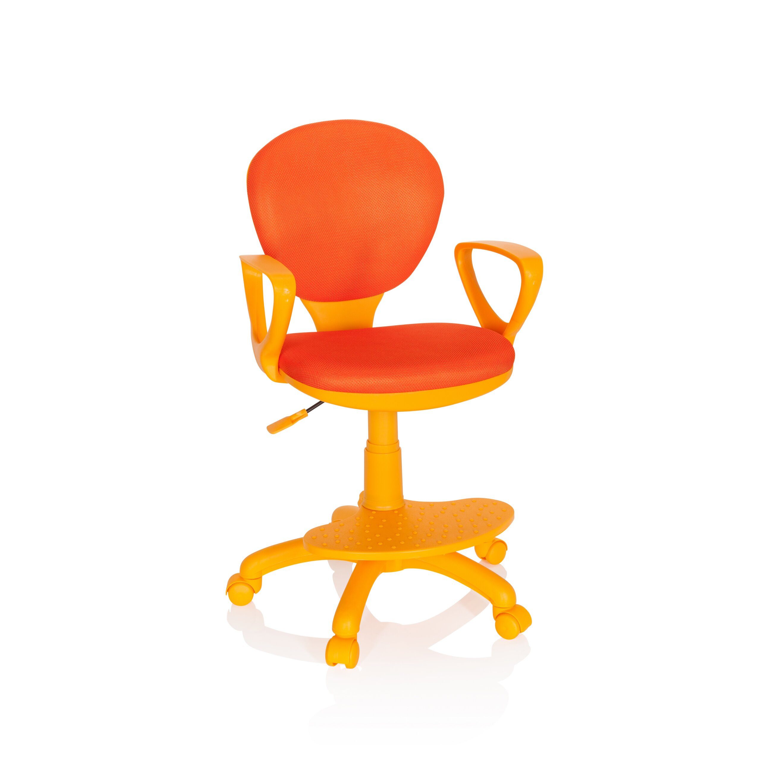 hjh OFFICE Drehstuhl Kinderdrehstuhl Kid Colour Stoff mit Armlehnen (1 St), Kinder Bürostuhl mitwachsend, ergonomisch