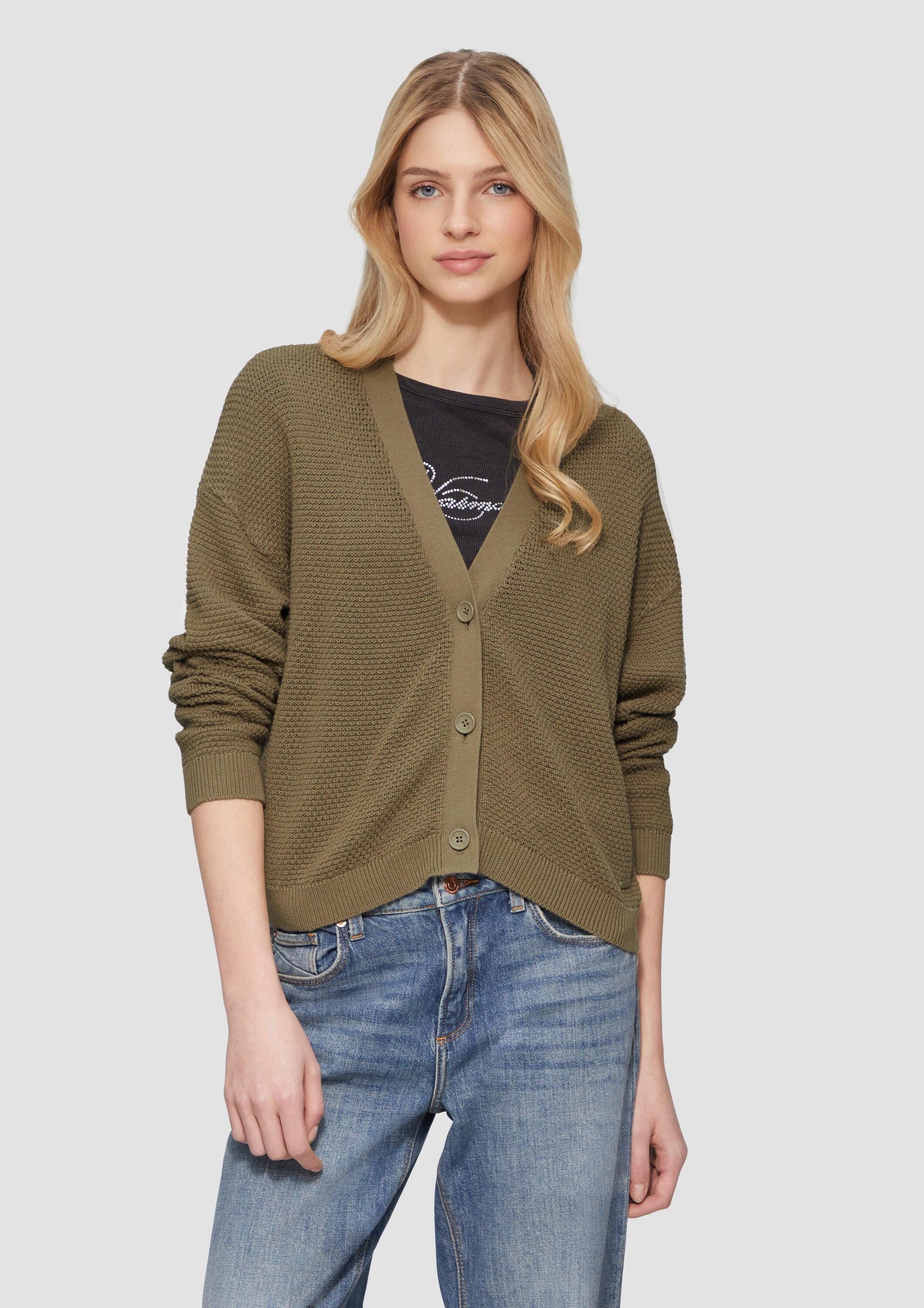QS Cardigan Strickjacke (1-tlg) günstig online kaufen