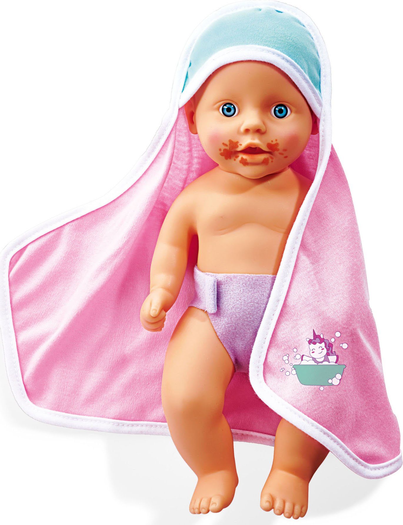 SIMBA Babypuppe New Born Baby, Dreckspatz, badefähig günstig online kaufen