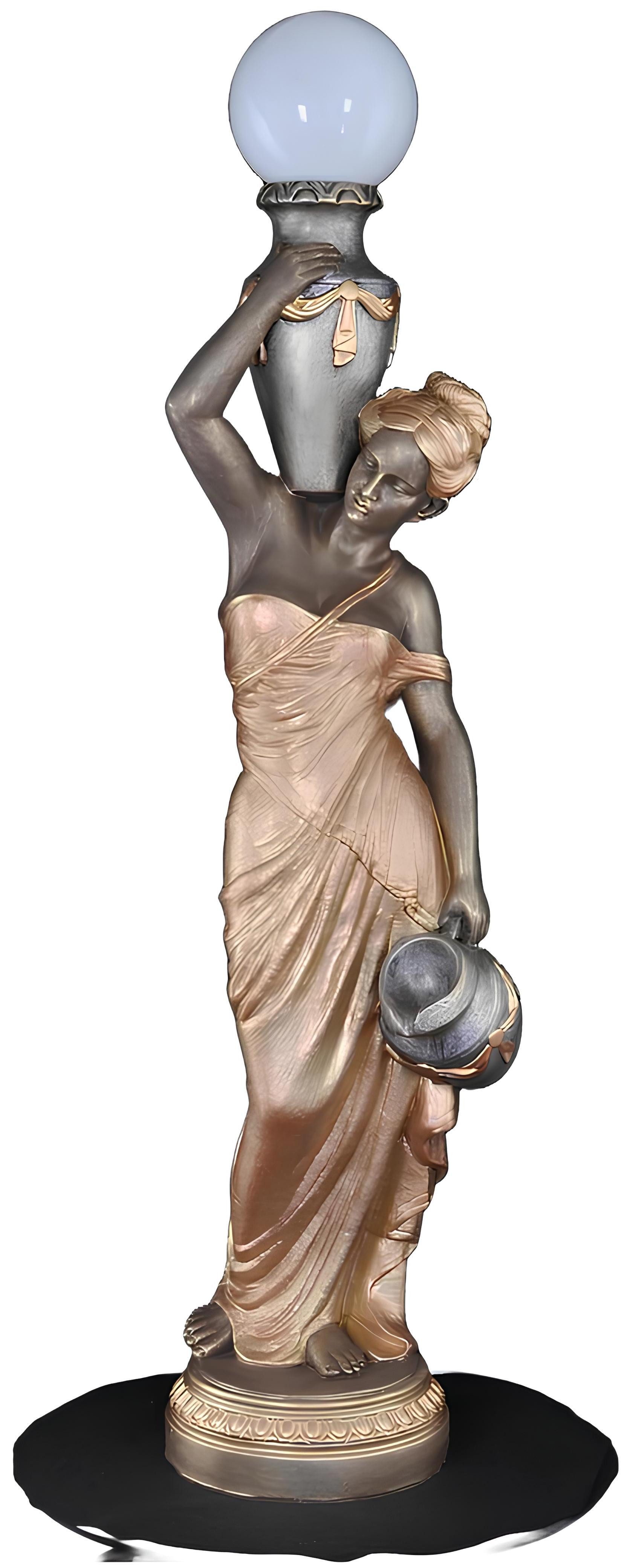 Xlmoebel Stehlampe Neuheit Standlampe mit Skulpturen und Figuren in Form einer, Hergestellt in Europa