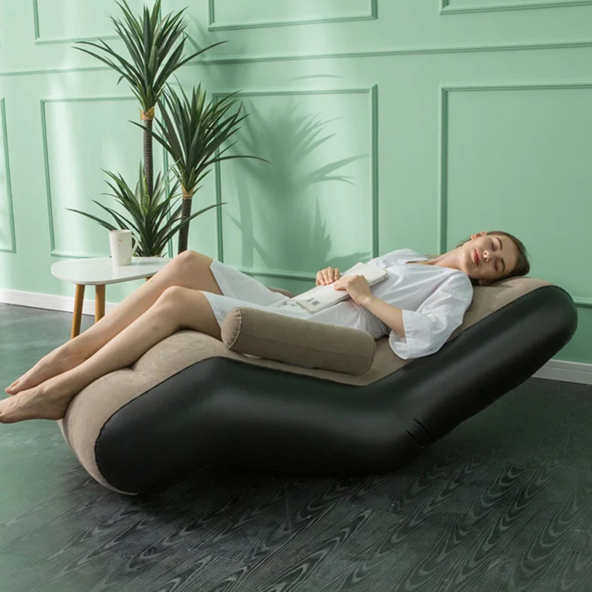 HS.SUPPLY Luftsessel aufblasbarer Sessel, Luft Sofa, (Komplettset), aufblasbarer Sessel, Sitzen & Liegen