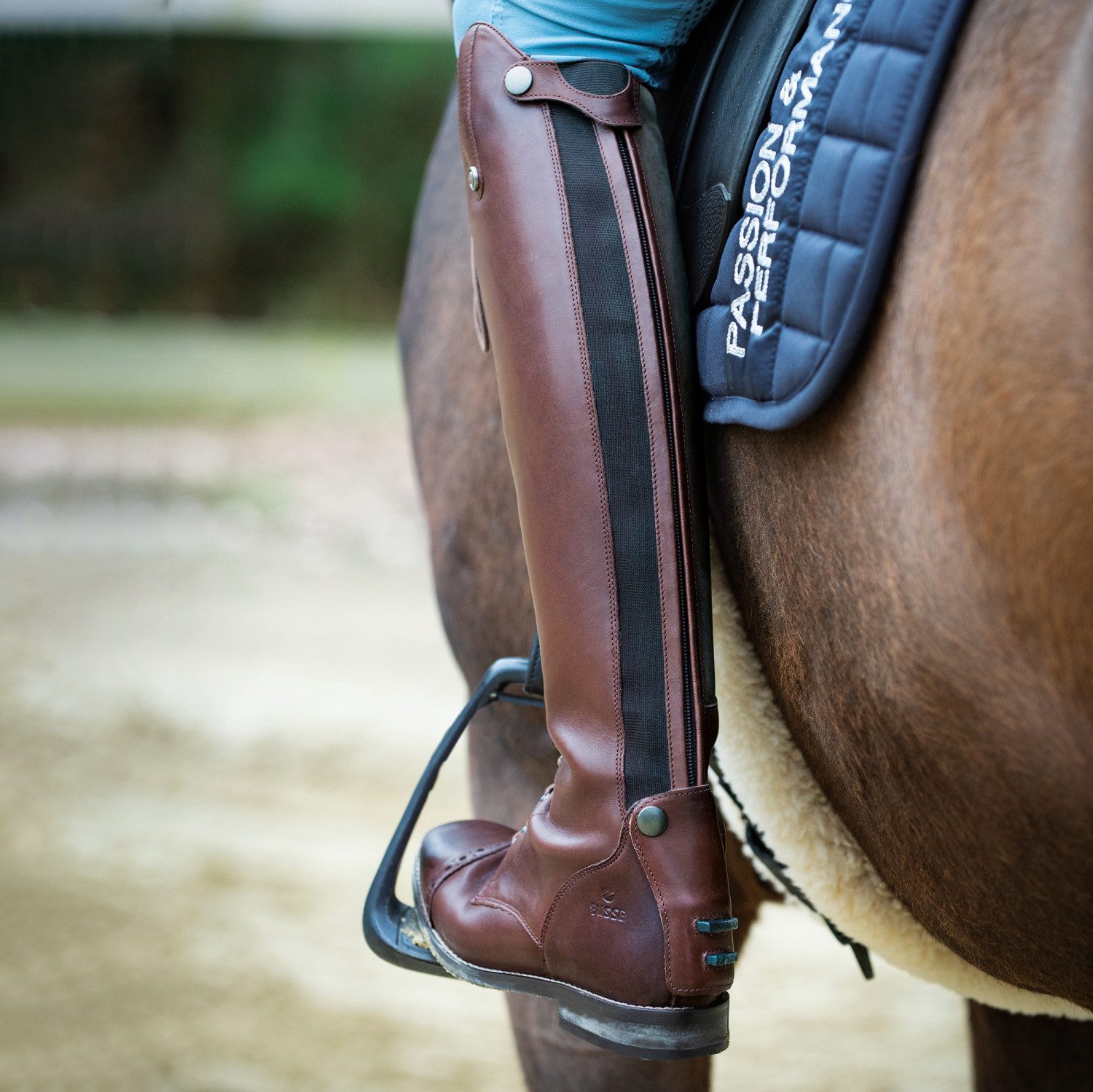 BUSSE Reitstiefel Laval in braun Reitstiefel