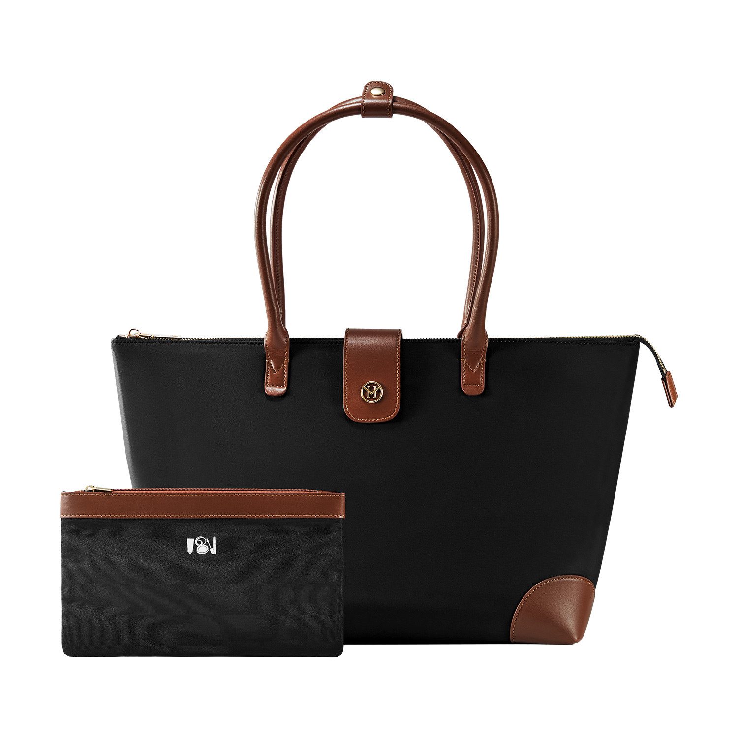 Victoria Hyde Handtasche Shopper 2-Tlg Handtasche Damen Tragetasche Set Groß Damen Handtasche (Kein Set, Kein Set), klassisch