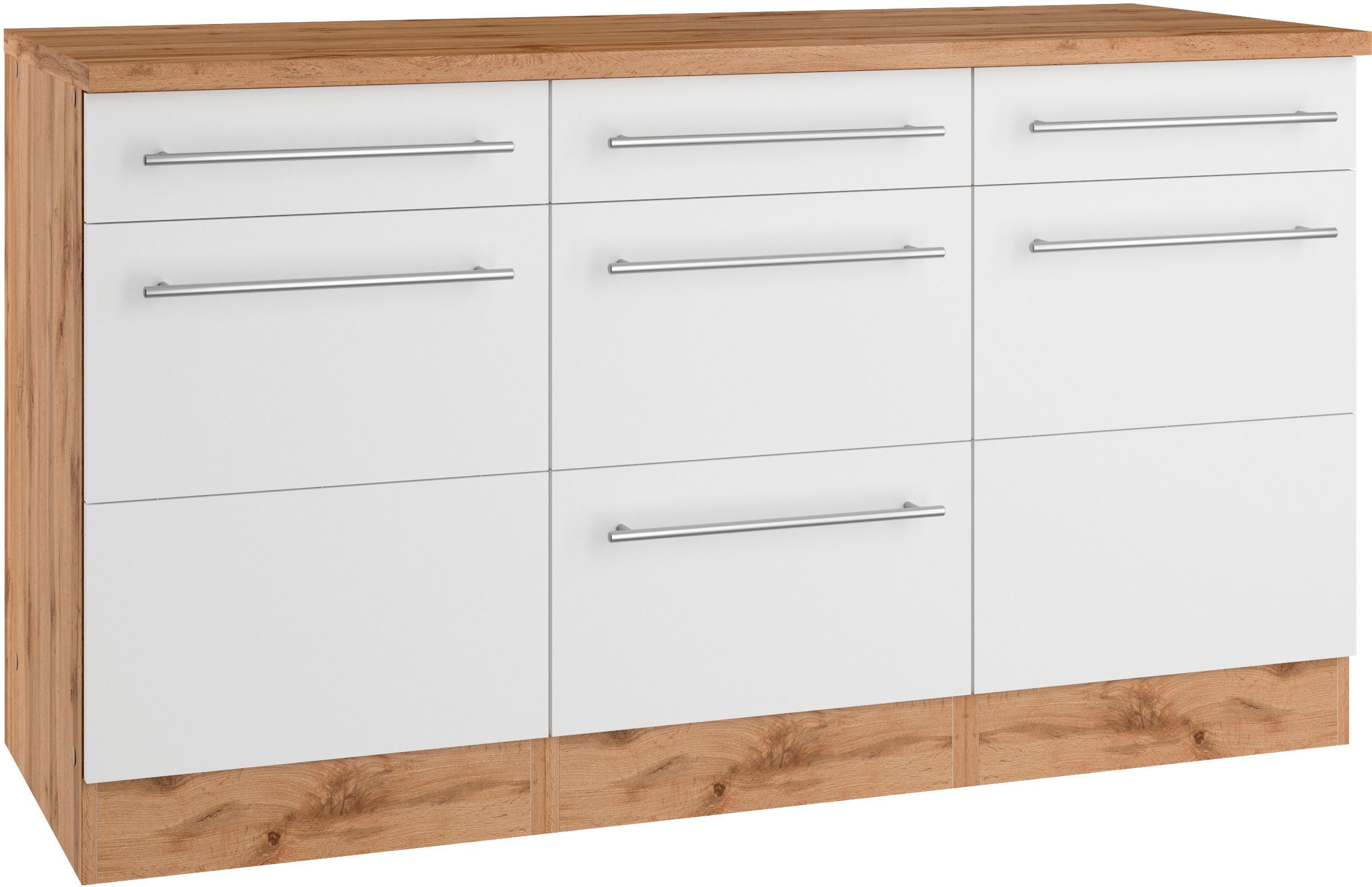 KOCHSTATION Unterschrank KS-Wien edel aussehende gestiftete Fronten