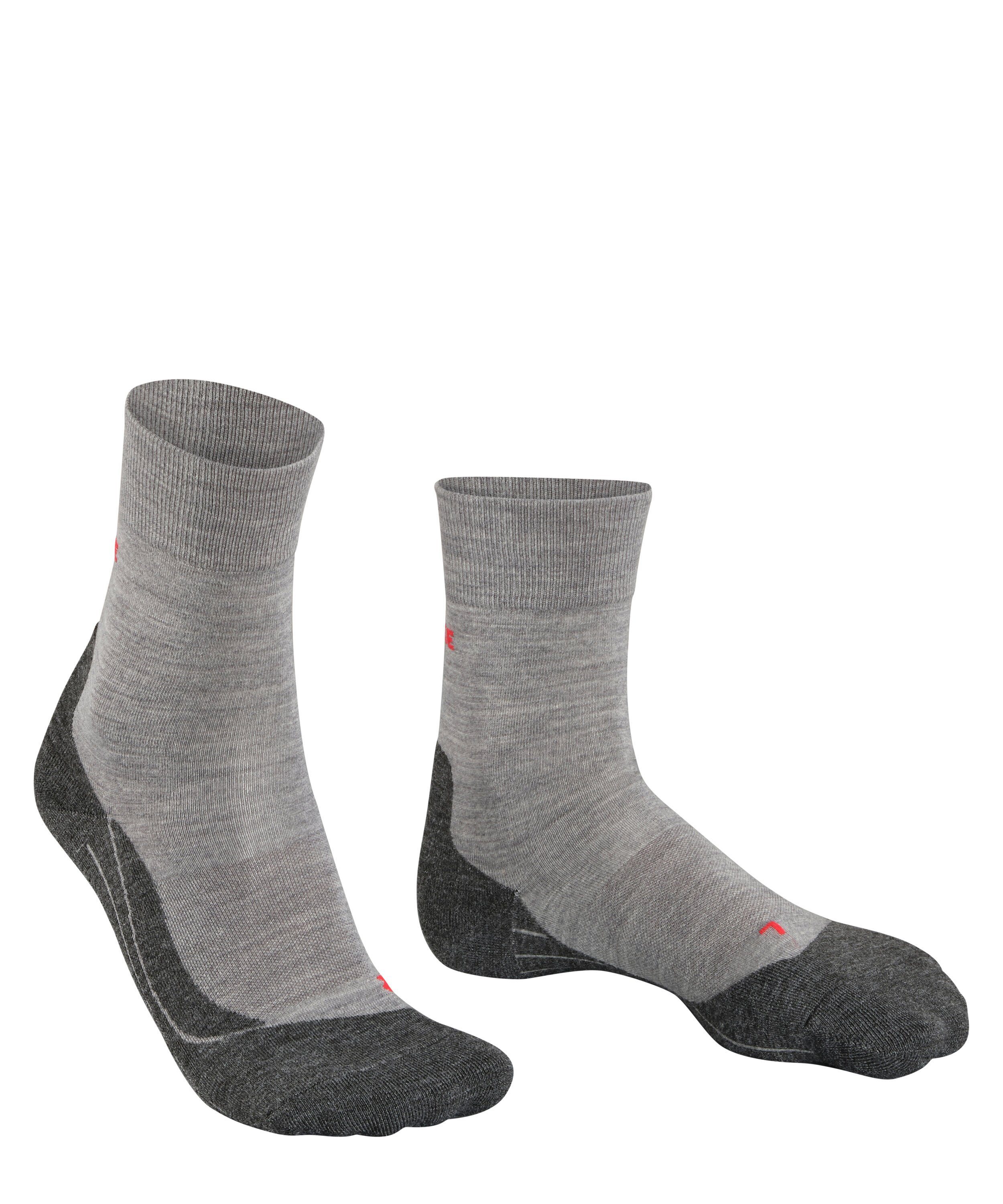 FALKE Laufsocken RU4 Endurance Wool Socken (1-Paar) leichte Laufsocke mit mittlerer Polsterung