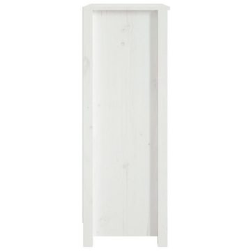 furnicato Bücherregal Weiß 50x35x97 cm Massivholz Kiefer